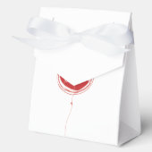 Ballotins Minimalist Oriental Red Sun Favor Box (Recto)