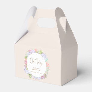 Ballotins Minimaliste Boho Cactus désert Oh Baby shower