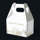 Ballotins Minimaliste Moderne Fleur Blanche de Pivoine Aquar<br><div class="desc">Le design floral à l'aquarelle de pivoine blanche moderne minimaliste est le cadeau idéal pour les invités d'une fête de mariage. Émerveillez vos demoiselles d'honneur et vos amies avec les meilleures idées de cadeaux pour enterrement de vie de jeune fille. Les jolies fleurs sont mignonnes, féminines et modernes et sont...</div>