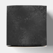 Ballotins Minuit Onyx Romance | Black Satiny Grunge Damask (Haut)