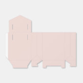 Ballotins Minuscule rose vif uni élégant chic (Déplié)