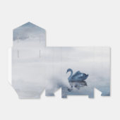 Ballotins Misty Reflections | Moody Dusty Blue Swan sur le l (Déplié)