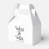 Ballotins Mlle à Mme Modern Fête des mariées Bachelorette (Arrière)