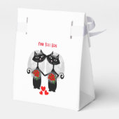 Ballotins Mme + Mme Mariage lesbienne Mariage Chat Cute Brid (Arrière)