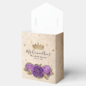 Ballotins Modèle Couronne d'Or Rose Violette Merci Fête (Ouvert)