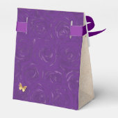 Ballotins Modèle Couronne dorée Rose violette Fête de remerc (Arrière)