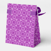Ballotins Modèle Damask médiéval, améthyste violet (Arrière)