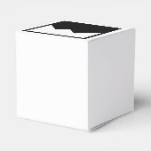 Ballotins Modèle de boîte de mariage classique 2x2 (Arrière)