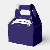Ballotins Modèle de boîtes à faveurs avec ruban (Arrière)