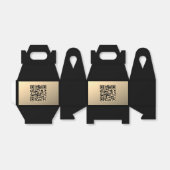 Ballotins Modèle de code QR immédiatement modifiable | Or Fa (Déplié)
