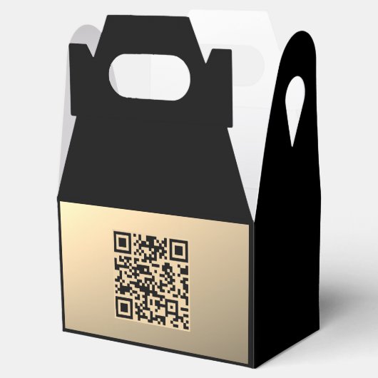 Ballotins Modèle de code QR immédiatement modifiable | Or Fa (Ouvert)