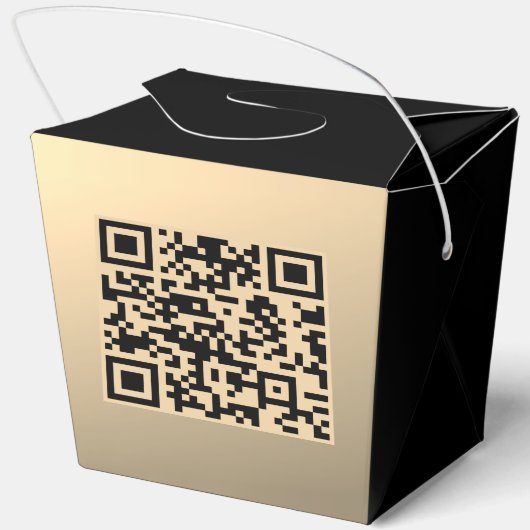 Ballotins Modèle de code QR immédiatement modifiable | Or Fa (Verso)