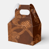 Ballotins Modèle de damas florales royales d'Halloween (Arrière)