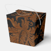 Ballotins Modèle de damas florales royales d'Halloween (Arrière)