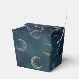 Ballotins Modèle de lune vintage bleu et or