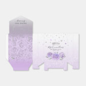 Ballotins Modèle de Merci du  du parti Rose Silver Light (Déplié)