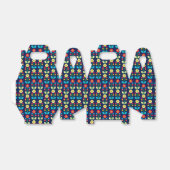 Ballotins Modèle floral coloré (Déplié)