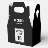 Ballotins Modern 16th Birthday Speed Limit Sign (Ouvert)