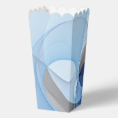 Ballotins Modern Abstract Blue Gray Fractal Art Graphic (Verso)