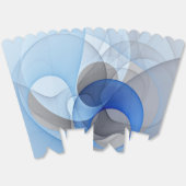 Ballotins Modern Abstract Blue Gray Fractal Art Graphic (Déplié)