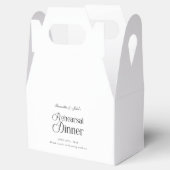 Ballotins Modern Chic Rehearsal Dinner Thank You (Ouvert)