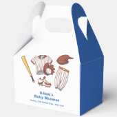 Ballotins Modern Little Slugger Baseball Boy Baby Shower  (Verso)