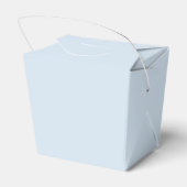 Ballotins Modern Minimalist Script Soft Blue Custom Wedding (Arrière)