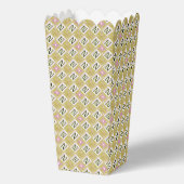 Ballotins Modern Olive & Magenta Geometric Tribal Pattern (Verso)