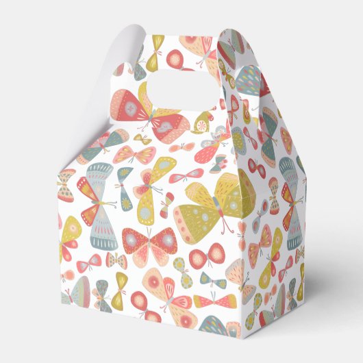 Ballotins Modern Pastel Graphic Butterfly Pattern (Arrière)