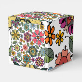 Ballotins Modern Retro Floral Drawing Seamless Pattern Art  (Arrière)