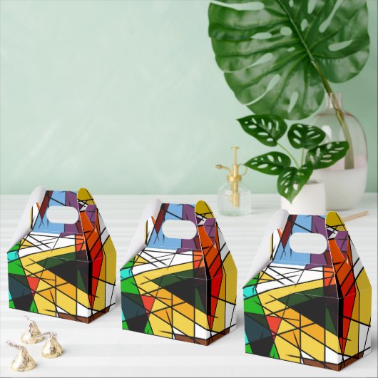 Ballotins Modern Triangle Colorful Geometric (Multiple)