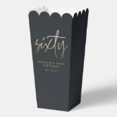 Ballotins Moderne 60e anniversaire simple élégant élégant (Verso)