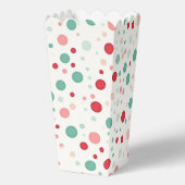 Ballotins Moderne Chic Rouge Turquoise À Pois (Verso)