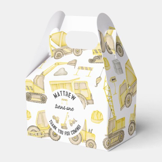 Ballotins Moderne Construction simple 1er Merci d'anniversai (Verso)