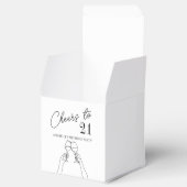 Ballotins Moderne élégant chic applaudit à la fête de 21 ans (Ouvert)
