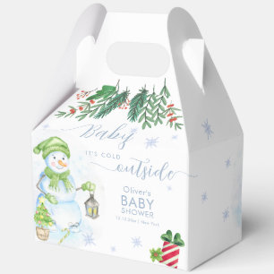 Ballotins Moderne Fête de Naissance de Bonhomme de Neige Flo