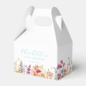 Ballotins Moderne, fleur sauvage, Baby shower (Verso)