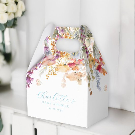 Ballotins Moderne, fleur sauvage, Baby shower