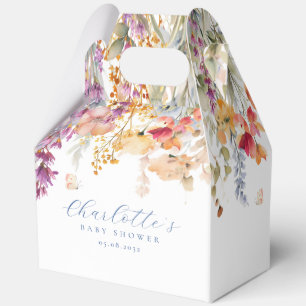 Ballotins Moderne, fleurs sauvages, Baby Shower