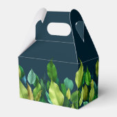 Ballotins Moderne Gras Verdure Mariage Bleu profond Merci (Arrière)