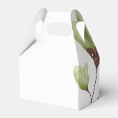 Ballotins Moderne Green Boho Calligraphie Mariage Merci (Arrière)