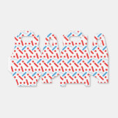 Ballotins Moderne Gros Bleu Rouge Sautiner fête d'anniversai (Déplié)