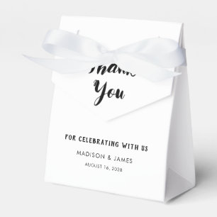 Ballotins Moderne Merci de Mariage chic