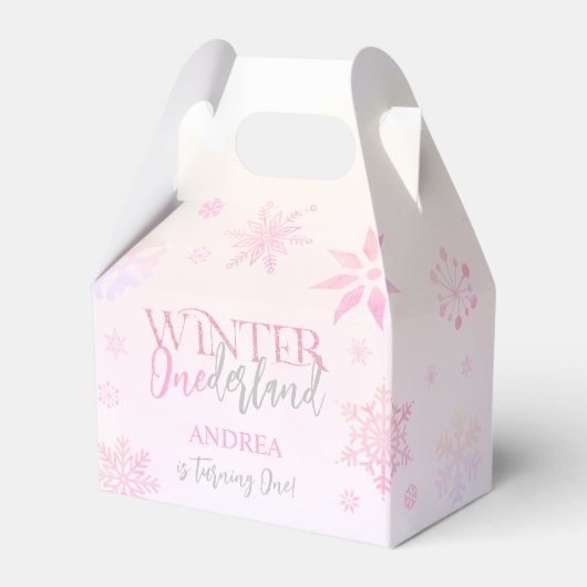 Ballotins Moderne mignon hiver ONE derland rose Premier anni (Verso)