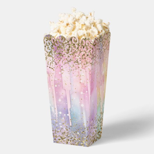 Ballotins Moderne pailleté or chic aquarelle arc-en-ciel (Sauté)