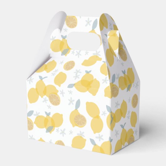 Ballotins Moderne Pastel Citrus Lemons Motif (Verso)