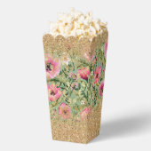 Ballotins Moderne Rose Vert Floral Chic Pailleté Or (Sauté)