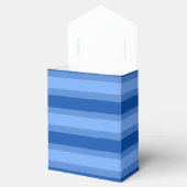 Ballotins Moderne simple bande à deux tons bleu géométrique  (Ouvert)