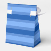 Ballotins Moderne simple bande à deux tons bleu géométrique  (Arrière)