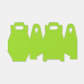 Ballotins Moderne Simple Élégant Chic Vert Citron Uni (Déplié)